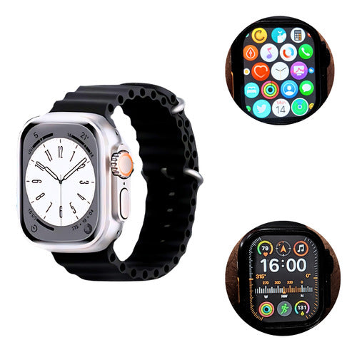 Relógio Smartwatch Ultra Pro Big Display Completo Lançamento