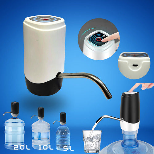 Bomba Elétrica Galão Água Automática Dispensador Recarrega