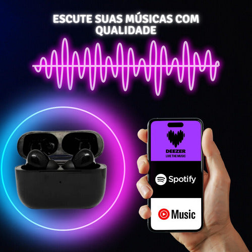 Fone De Ouvido Bluetooth Para iPhone 7 8 Xr X 11 12 13 14 15