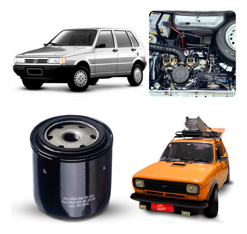 Filtro De Oleo Para Fiasa Fiat 147, Uno, Fiorino Tipo, Elba