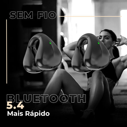 Fone De Ouvido Brinco Bluetooth Corrida Esporte Anti Queda