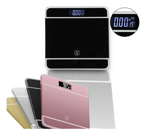 Balança Digital Vidro Temp Moderna Até 180 Kg Com Termômetro