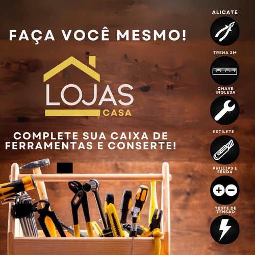 Kit De Ferramentas Maleta Com Jogo De Chaves Profissional