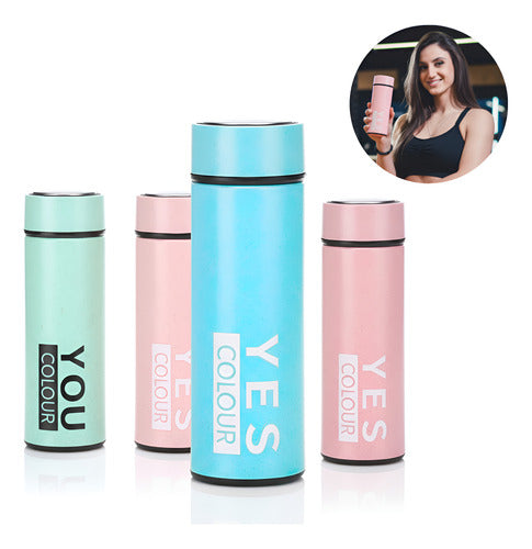 Garrafa De Vidro Squeeze Não Deixa Cheiro Academia Resistent