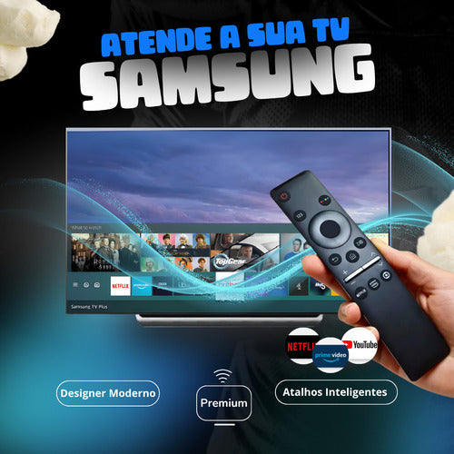 Controle Universal Para Tv Samsung Smart 4k Led Lcd 3d Todos