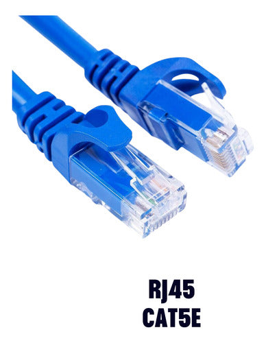 Cabo De Rede 10 Metros Lan Internet Crimpado Rj45 Cat5e