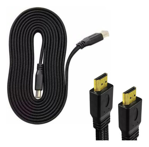 Cabo Hdmi 1.8 Metros Blindado 3d Full Hd Para Tv Game Pc Not