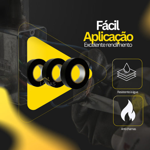 Kit Fita Isolante Anti Chamas Resistente À Água Profissional