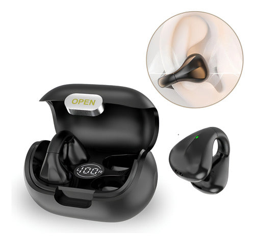 Fone De Ouvido Earcuff S/ Fio Esportivo Anti Queda Bluetooth