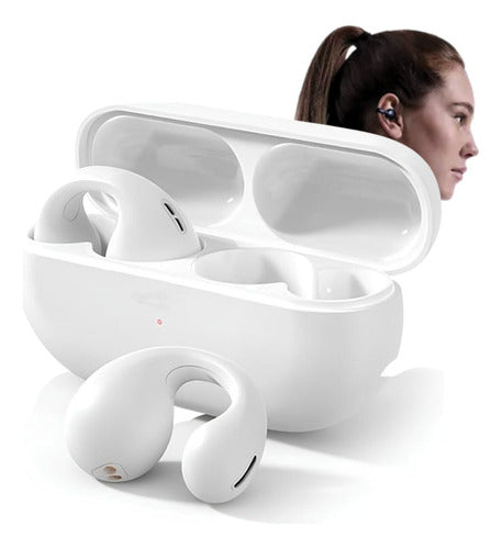 Fone De Ouvido Bluetooth Sem Fio Earcuffs Esportivo Brinco