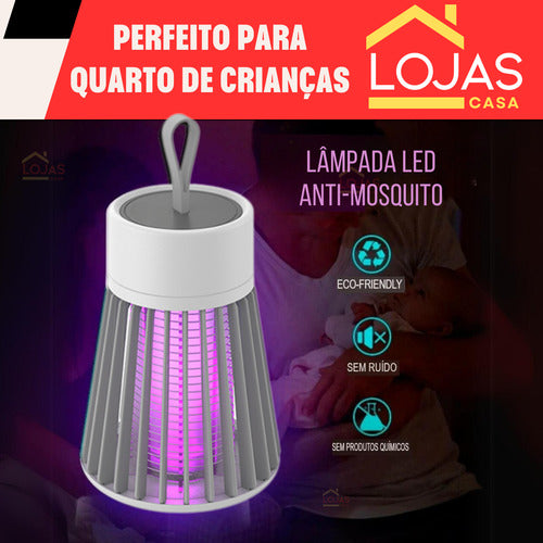 Lâmpada Led Armadilha Repelente Elétrico Mosquito Pernilongo