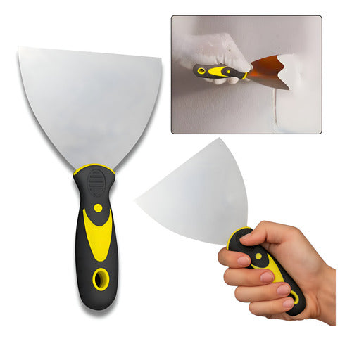 Espátula Multiuso De Aço Para Gesso Massa Corrida Drywall