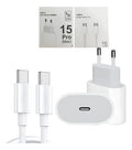 Carregador Premium Para iPhone 15 35w Cabo 2 Metros Tipo C