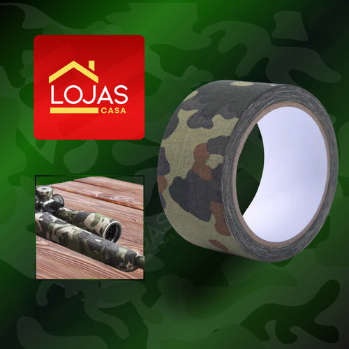 Fita Adesiva Camuflada Camuflagem Airsoft Paintbal Militar