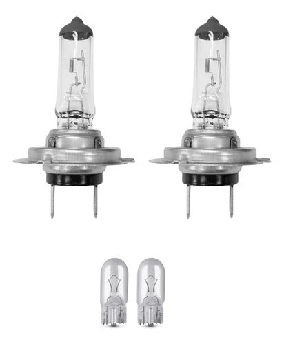 Par Lâmpadas Halógena 60/55w 12v Farol Carro H1 /h3 / H4/ H7