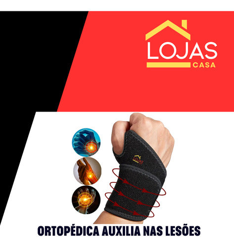 Munhequeira Compressão Tendinite Artrite Alivia Dores Pulso