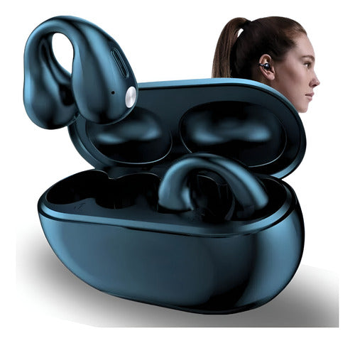 Fone De Ouvido Bluetooth Sem Fio Earcuffs Esportivo Brinco