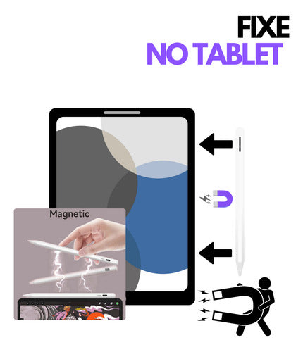 Caneta Para Tablet Pc Celular Android Ios Windows Com Led