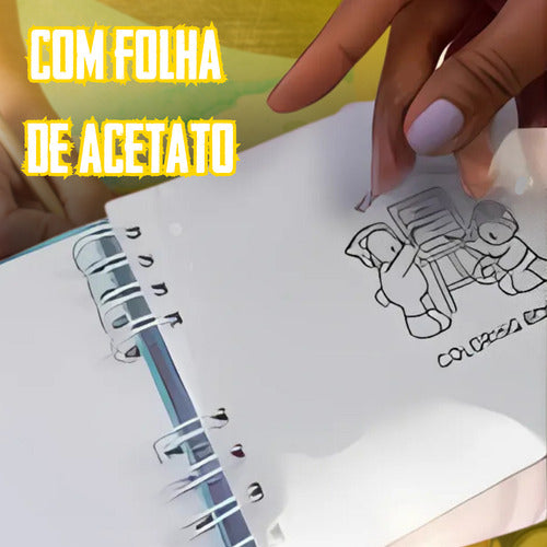 Livro Para Colorir Pintura Desenho Cute Capivara Goods