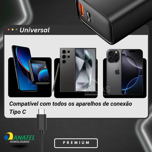Carregador Duplo 48w Para Samsung 2x Cabos Super Fast Usb C