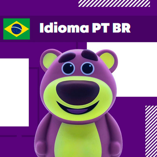 Caixa De Som Woofer Sem Fio Ursinho À Prova D'água Pt-br Fof