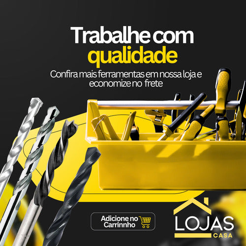 Kit Brocas Ferro Metal Chapa Aço Rápido Alumínio  Din338 Hss