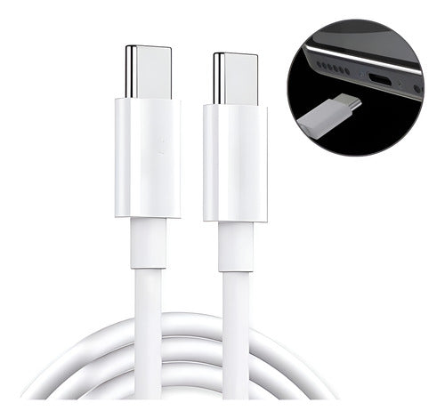 Cabo Tipo C 2m Usb-c P/ iPhone 15 16 Todos Premium Ultra