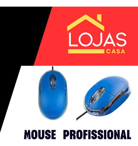 Mouse Usb Com Sensor Óptico Profissional Anatômico Preto