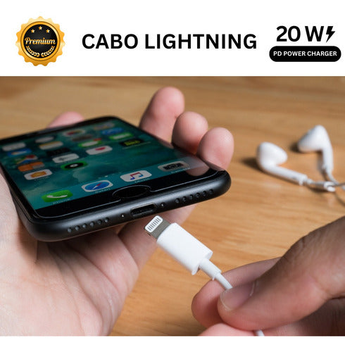 Cabo Usb-c Para iPhone X 11 12 13 14 Pro E Pro Max 1m Rápido