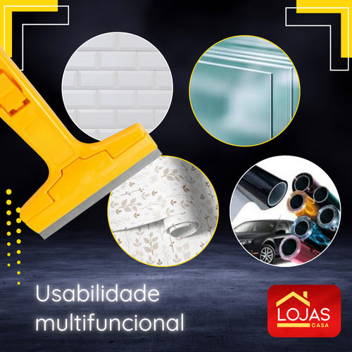 Raspador Plano Tintas Piso Vidro Cerâmica Azulejo 5 Laminas