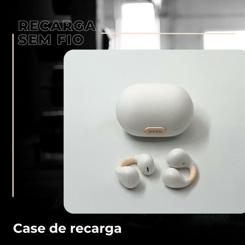 Fone De Ouvido Brinco Bluetooth Corrida Esporte Anti Queda