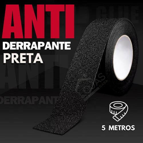 Rolo Fita Antiderrapante Adesiva Piso Escada Rampa Condomíni