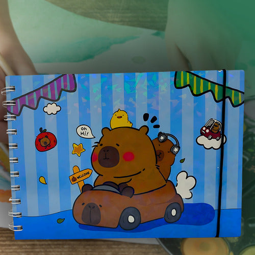 Livro Para Colorir Pintura Desenho Cute Capivara Goods