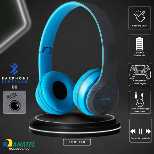 Fone De Ouvido Sem Fio Bluetooth Para  iPhone Android Games
