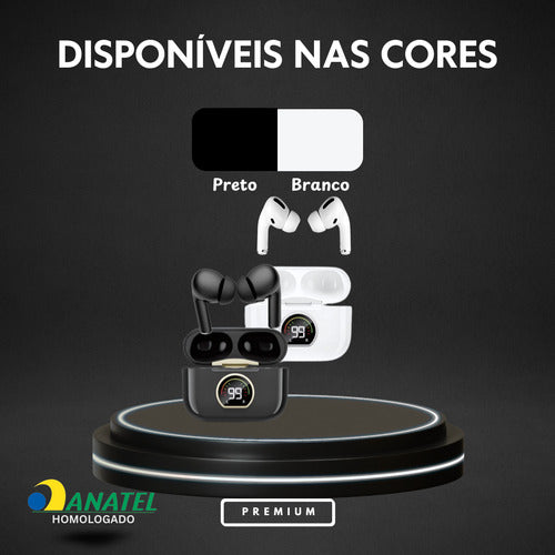Fone De Ouvido Bluetooth 5.3 Para iPhone Premium Grave E 3d