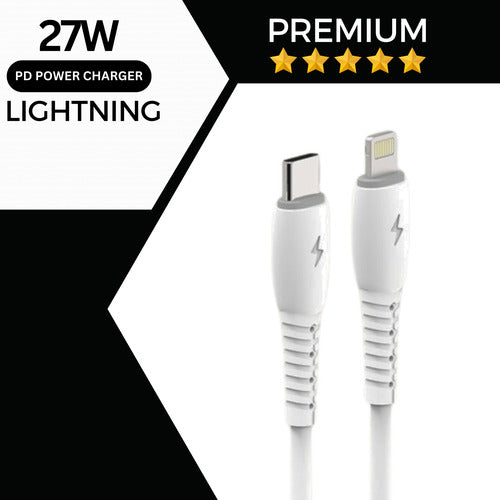 Cabo Tipo C / Ios Para iPhone X 11 12 13 14 Premium Luxo