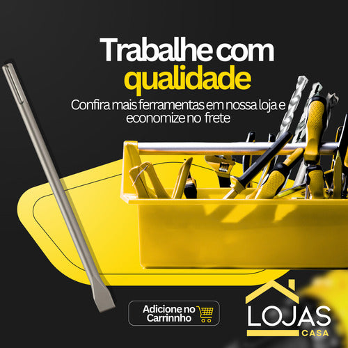 Talhadeira Larga Profissional Martelete Sds Max 400 X  25mm