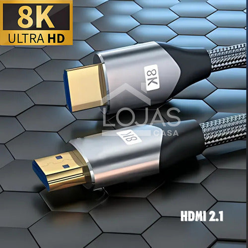 Cabo Hdmi 5m 8k 60hz Ultra Hd 2.1 4k 120hz Monitor Ps5 Xbox