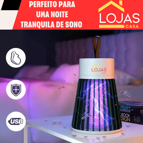 Lâmpada Led Armadilha Repelente Elétrico Mosquito Pernilongo