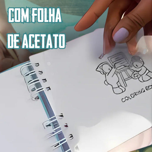 Livro Para Colorir Pintura Desenho Cute Capivara Goods