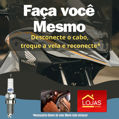 Vela Ignição Alta Centelha Para Honda Xre 190 2016 Em Diante
