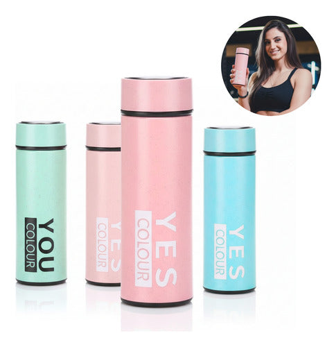 Garrafa De Vidro Squeeze Não Deixa Cheiro Academia Resistent