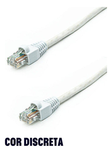 Cabo De Rede 20 Metros Lan Internet Crimpado Rj45 Cat6