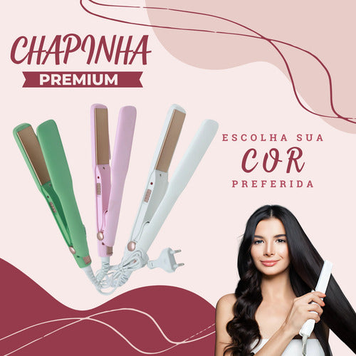 Chapinha Profissional De Cabelo Alisa Progressiva Prancha
