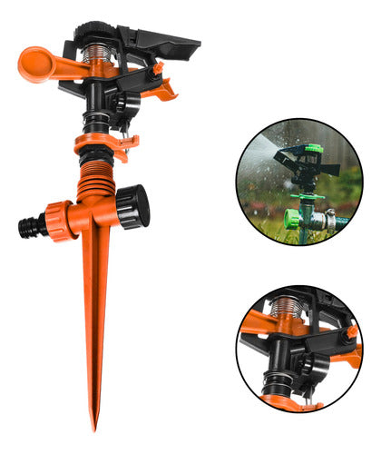 Aspersor Irrigador Setorial Espeto Jardim Horta Canteiro Top