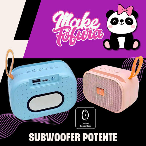 Caixa De Som Portatil Bluetooth Com Apoio Extreme Superbass