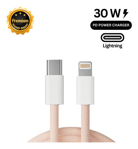 Cabo Usb-c Para iPhone X 11 12 13 14 Pro E Pro Max 1m Rápido