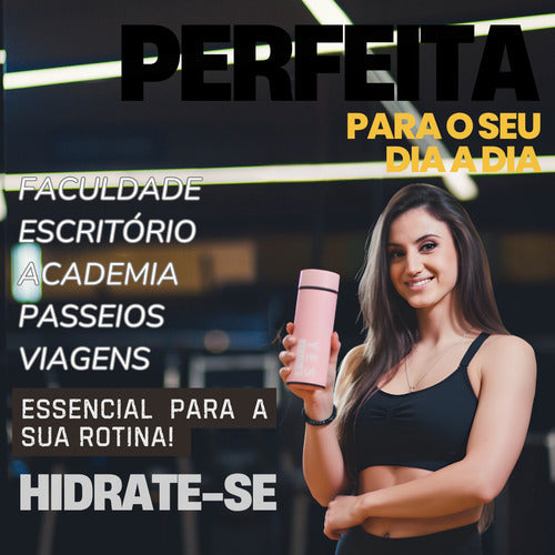 Garrafa De Vidro Squeeze Não Deixa Cheiro Academia Resistent