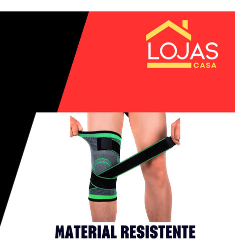 Kit 2 Joelheiras Compressão Confortável Ajustável Tensor