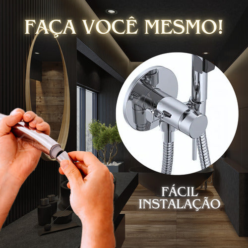 Engate Flexível De Chuveiro Ducha Higiênica 1,5m Mangueira